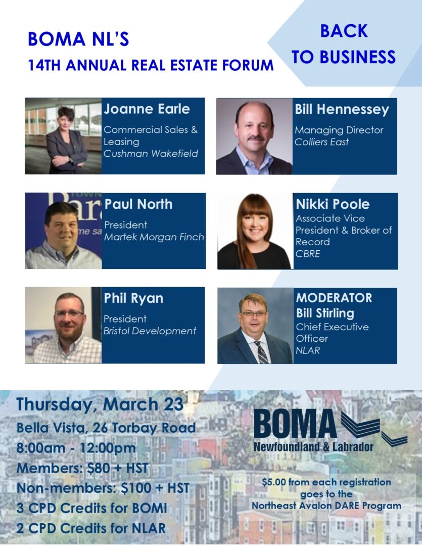 A flyer with information on real estate experts